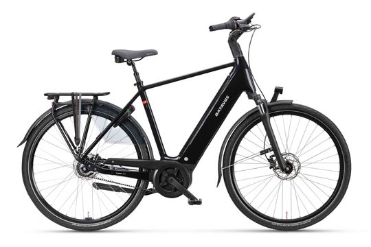 Batavus Finez E-Go Power Exclusiv HEREN 2026 e-bike met herenframe en riemaandrijving