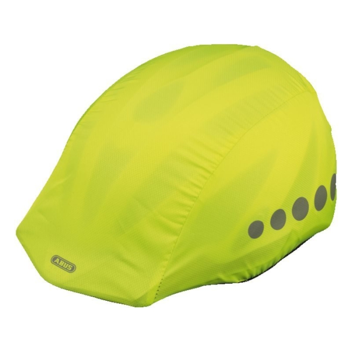 Abus regenhoes helm geel