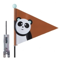 Pexkids fietsvlag Panda