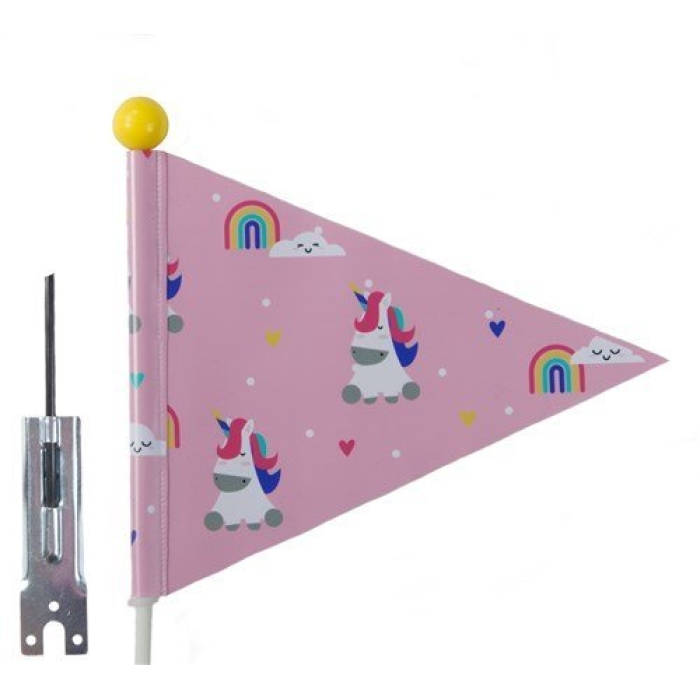 Pexkids fietsvlag Unicorn