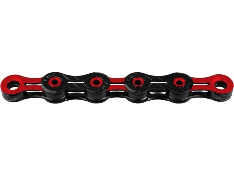 Kmc ketting DLC11 black/red 118s
