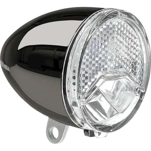Axa koplamp 606 15 lux dynamo Steady Auto dark chr