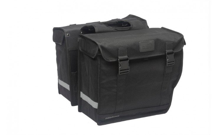 New Looxs fietstas dubbel hybride canvas 46,5L