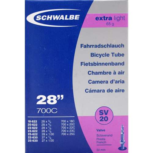 Schwalbe bnb SV20 Extra Light 28 x 0.75 - 1.00 fv - Afbeelding 4