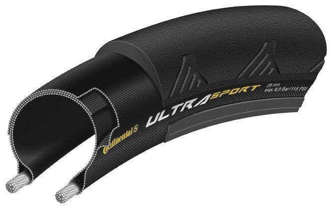 Continental btb Ultra Sport 700 x zw vouw