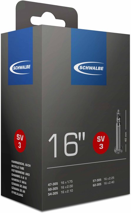 Schwalbe bnb SV3 16 x 1.75 - 2.40 fv 40mm