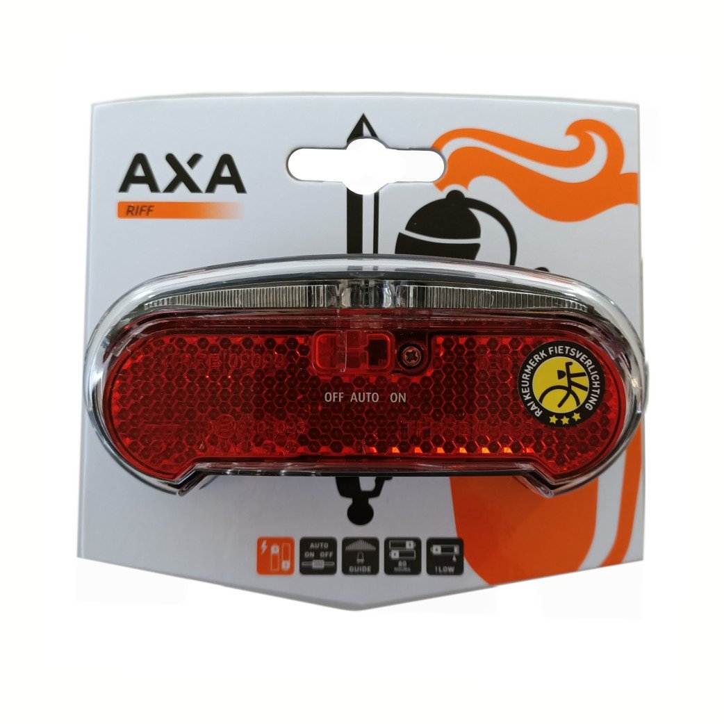Axa achterlicht Riff steady auto batterij 80mm - Afbeelding 3