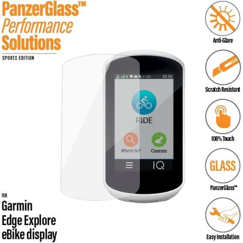 Panzerglass Garmin Edge Explore screenprotector on