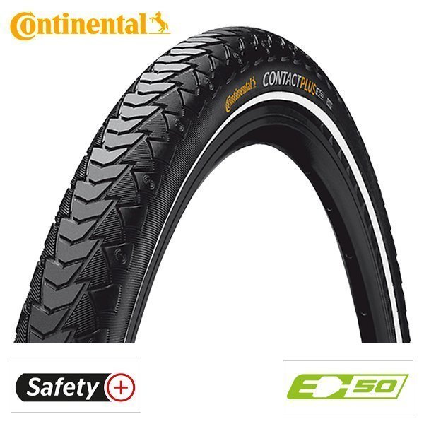 Continental btb Contact Plus 28 x 1.75 zw refl - Afbeelding 3