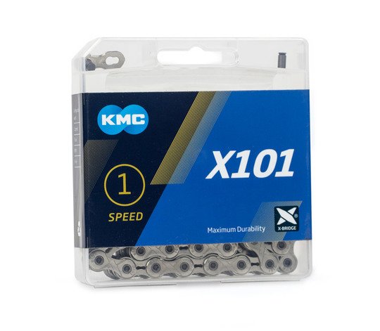 Kmc ketting X101 1/8 silver 112s