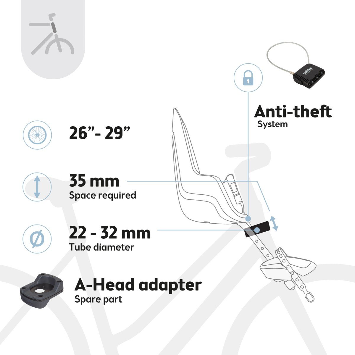 Bobike voorzitje One Mini - Afbeelding 8