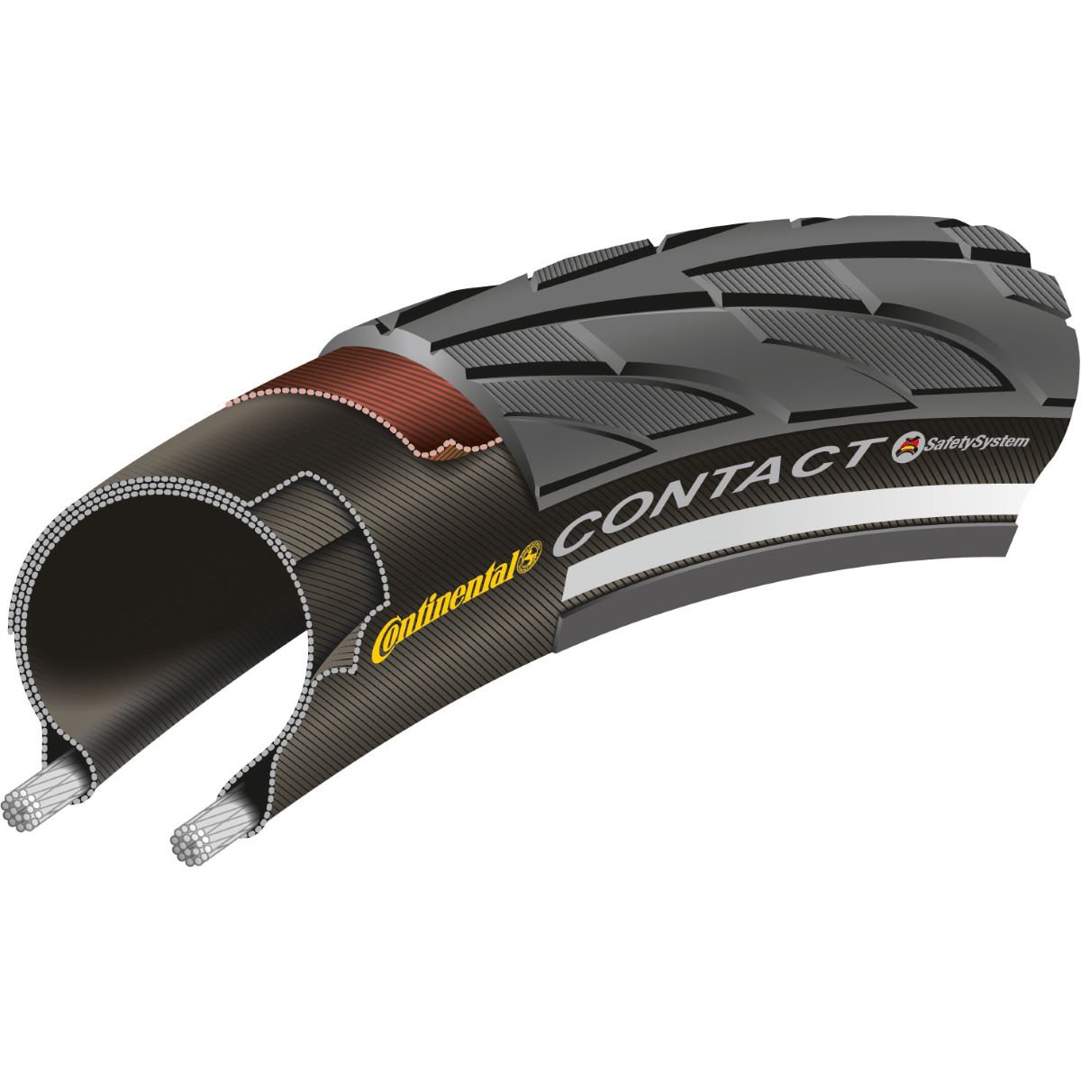Continental btb Contact 28 x 1.60 zw refl