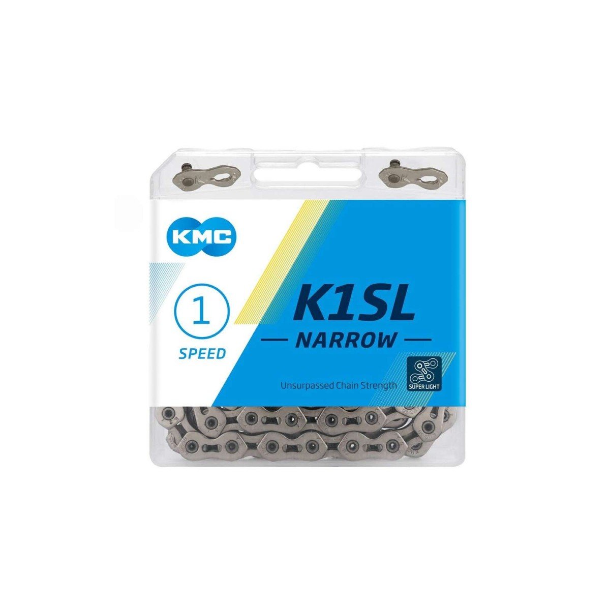 Kmc ketting K1SL 3/32 narrow silver 100s