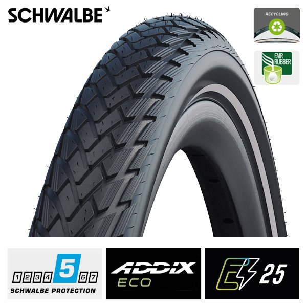 Schwalbe btb Marathon Perf G-Guard 28 x 1 1/2 zw r