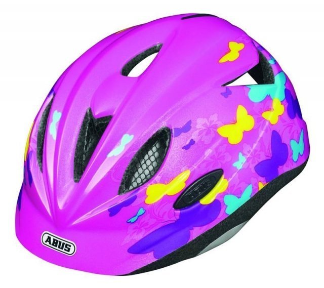 Abus VALHELM ROOKIE BUTTERFLY PINK KIND