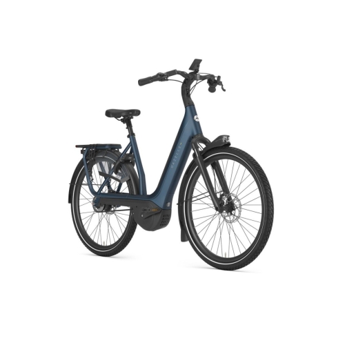 Luxe Gazelle Avignon C5 elektrische stadsfiets met brede banden en de laagste instap van Gazelle.