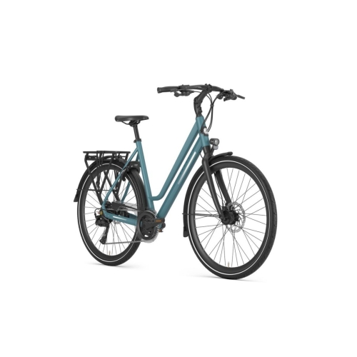 Sportieve Gazelle Chamonix T20 herenfiets met open derailleurversnelling en lichtgewicht frame.